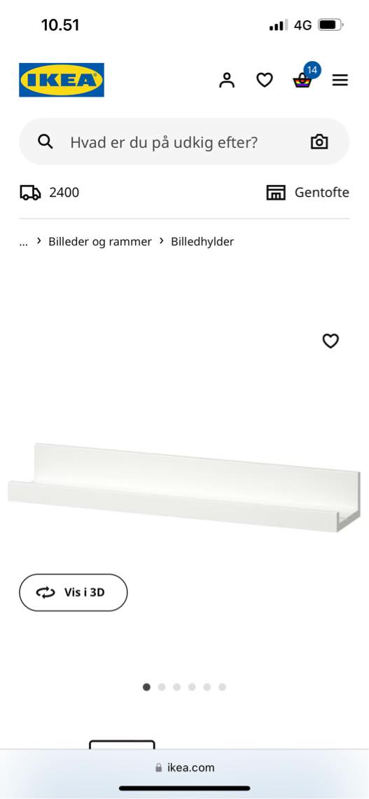 Samling af møbler og ophængning af hylder