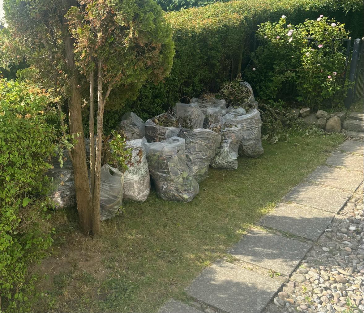 Bortkørsel af haveaffald