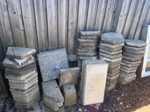 Afhentning og bortskaffelse af fliser